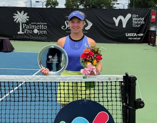 Liutova, 16, wins Palmetto Pro Open; Harrison, Osborne win doubles