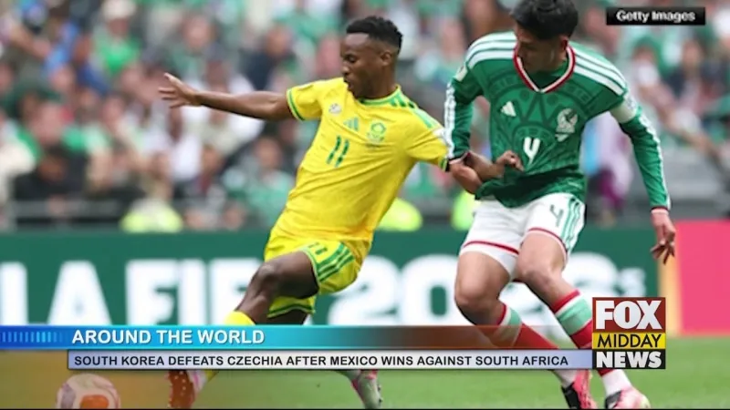 First Two World Cup Games: Mexico And Korea Victories