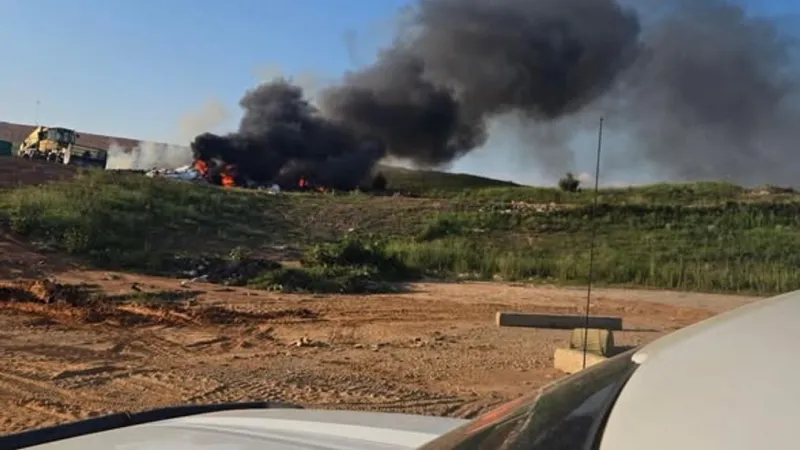 Multiple units respond to active landfill fire in Florence