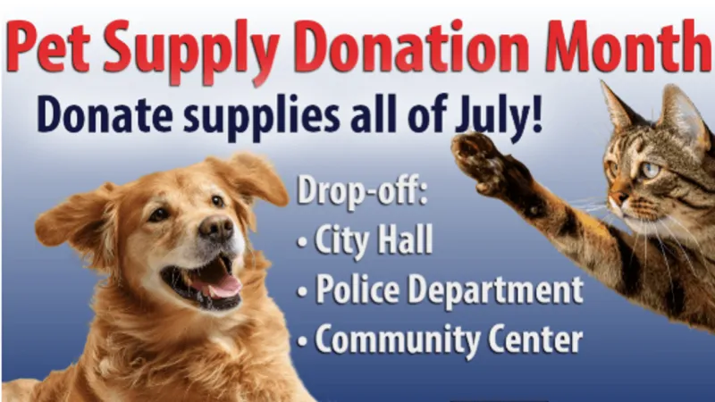 North Myrtle Beach starts pet supply donation month