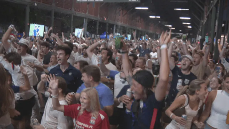 Hundreds pack Charleston's Bus Shed as Team USA kicks off 2026 World Cup run