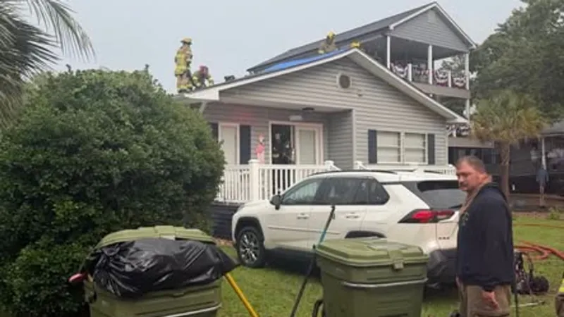 Surfside Beach house fire brought under control; no injuries reported