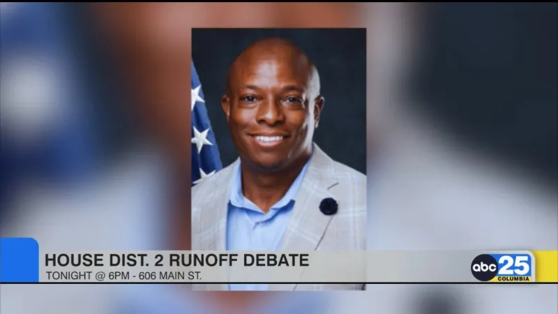 Democratic Candidates David Robinson, Zyon Khalifa face-off in debate