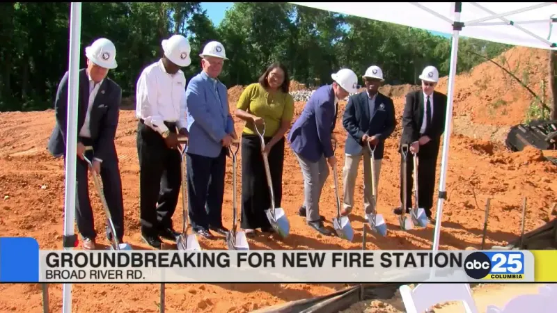 Columbia-Richland Fire Dept. held groundbreaking ceremony for Ballentine location