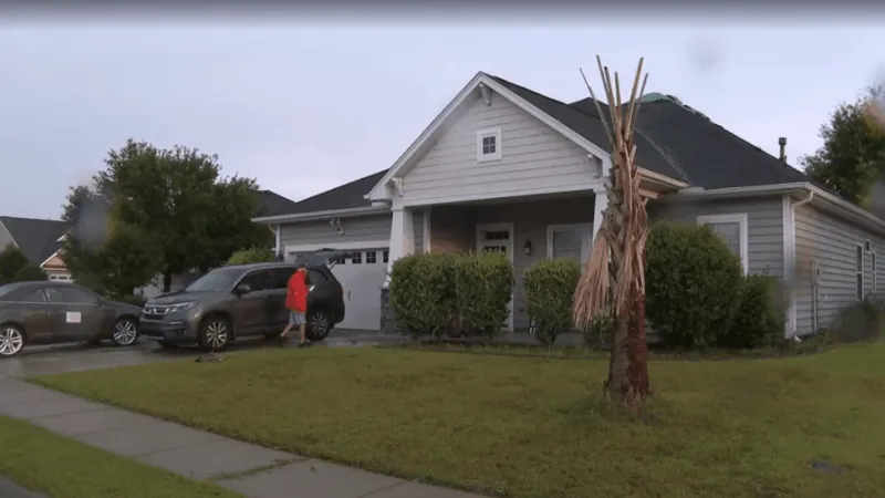 Lightning strike displaces family of four after house fire in Moncks Corner