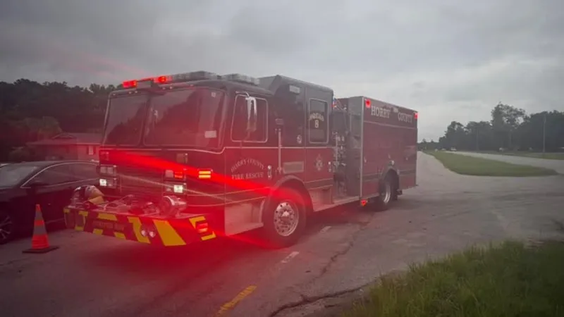 Loose tire from tractor-trailer causes crash, injuring 1