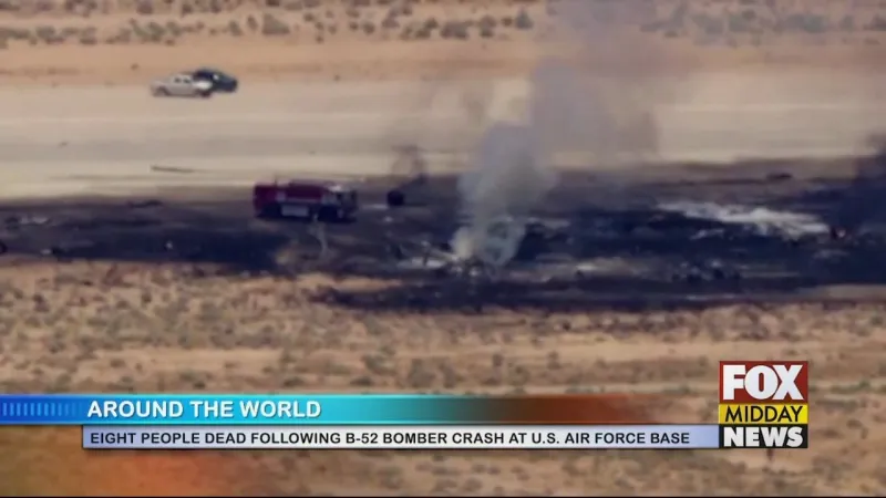 Eight People Dead In B-52 Bomber Crash At U.S. Air Force Base
