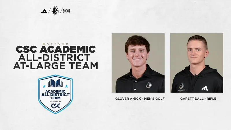 Amick and Dall Named to CSC Academic Men's At-Large All-District Team