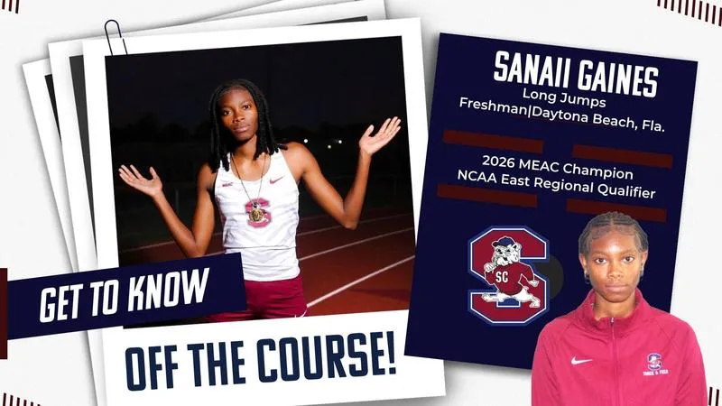 OFF THE COURSE: Track & Field Spotlight with Sanaii Gaines