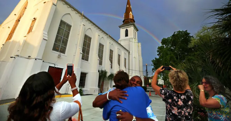 'We remember. We mourn. We rise.' Marking 11 years since the Emanuel AME Church shooting in Charleston.