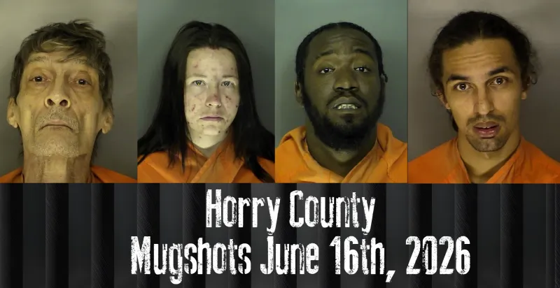 Horry County Mugshots June 16th, 2026