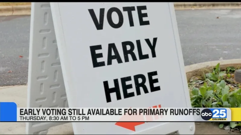 Thursday is last day to vote early ahead of Tuesday's primary runoffs, see reminders here