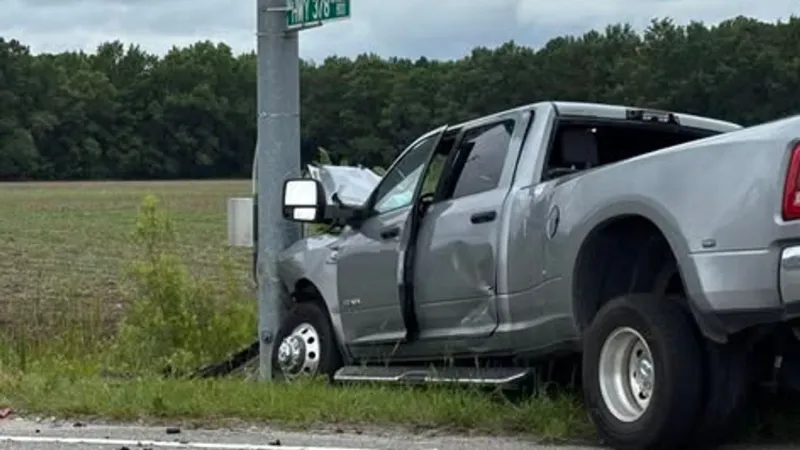 2 seriously injured after driver ejected from vehicle in Florence Co. crash