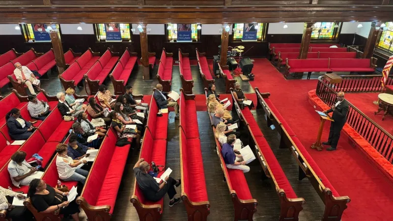 Parishioners and neighbors honor the Emanuel 9 through Bible study on 11th anniversary