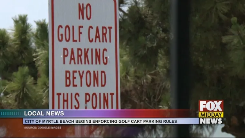 Myrtle Beach Starts Enforcing Rule Regarding Golf Carts
