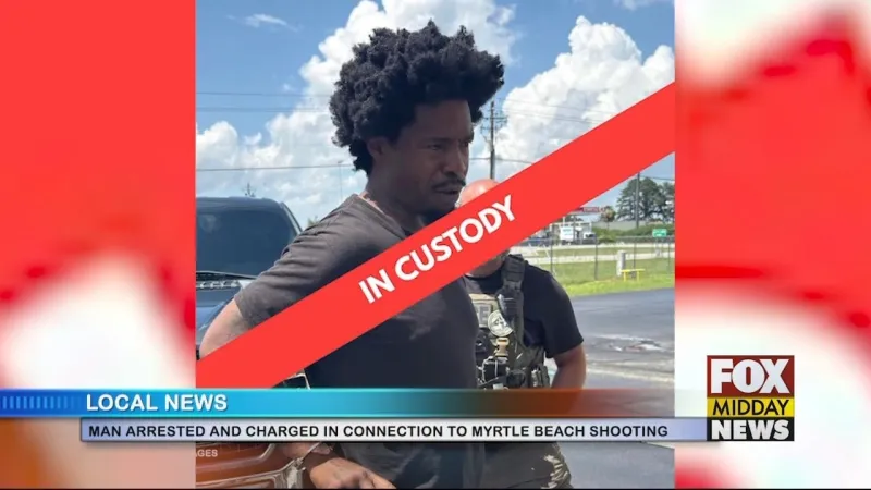 Man Arrested In Connection To Myrtle Beach Shooting Incident