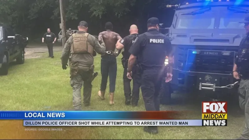 Dillon Officer Shot While Attempting To Arrest Wanted Man