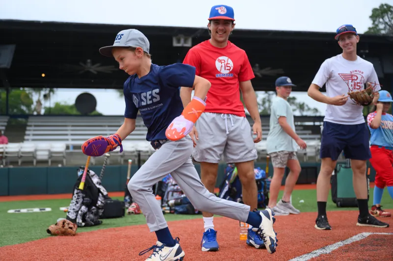 P-15's give back with annual youth baseball camp