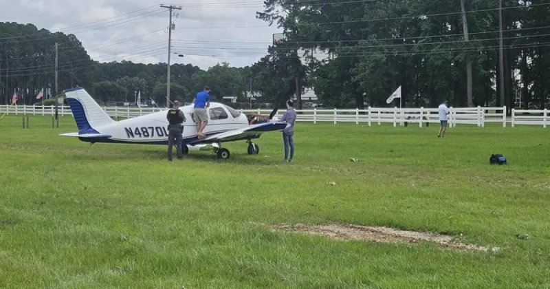 Plane makes emergency landing at Ladson fairgrounds