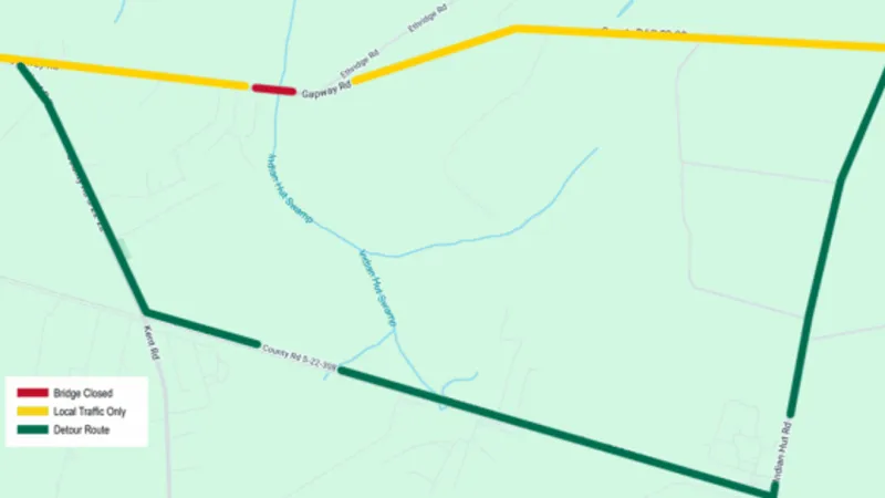 SCDOT to shut Gapway Road Bridge June 24 for repairs, detours posted