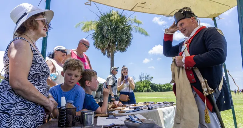 Parades, drones and canon firings. Here's how to commemorate the 250th Carolina Day in Charleston.