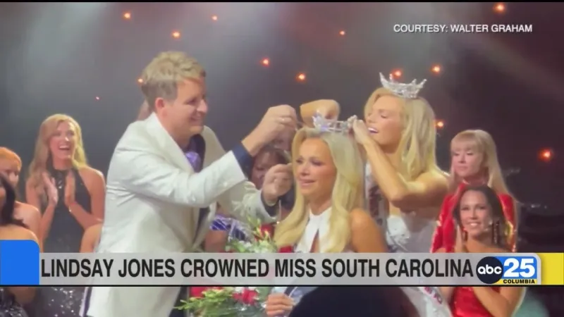 Lindsay Jones, Miss Charleston, crowned Miss South Carolina 2026