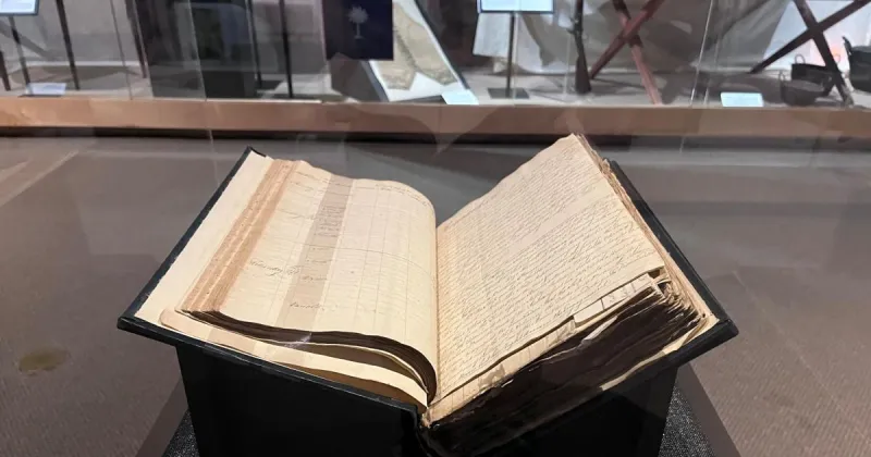 Logbook from British warship returns to Charleston centuries later