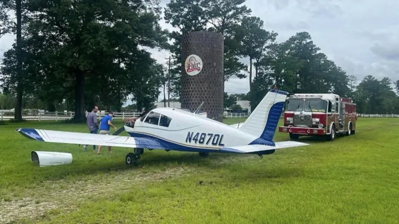 Plane makes emergency landing at Ladson fairgrounds, no injuries reported