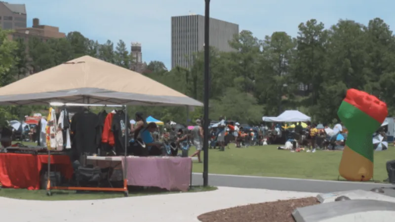 Thousands gather at Columbia's Finlay Park for South Carolina Juneteenth Freedom Fest