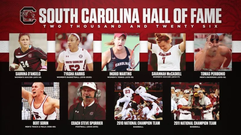 A deeper look at South Carolina's next class of the athletic Hall of Fame