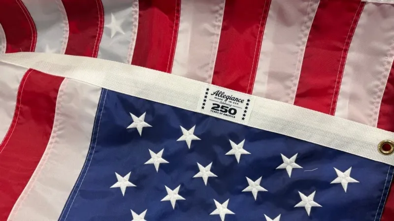 Georgetown installs 250-flag display to mark America's approaching birthday
