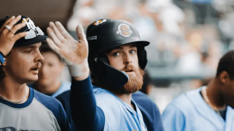 Charleston RiverDogs beat Wilson Warbirds, clinch Carolina League South first-half title