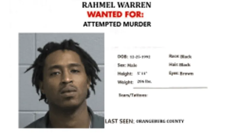 Man wanted on attempted murder charge in June 1 Orangeburg shooting
