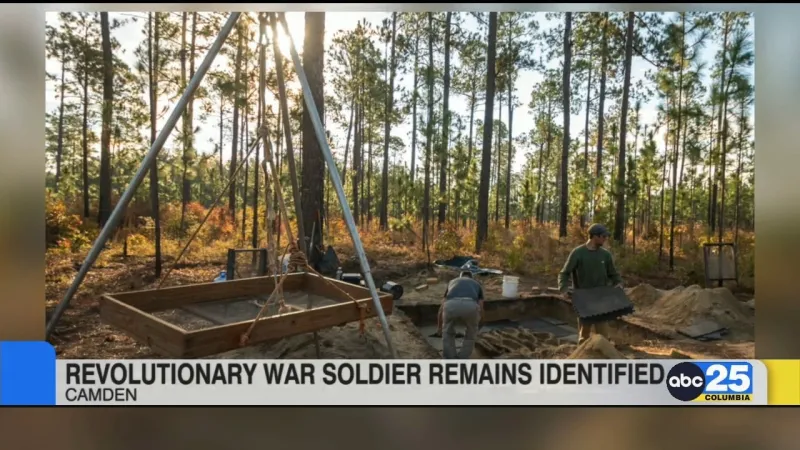 Revolutionary War soldier remains identified