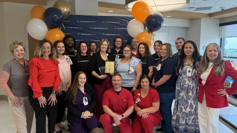 Grand Strand Medical Center ranked among the nation's top 10% of IRFs