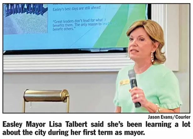 Mayor, administrator give State of the Easley address