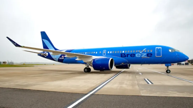 Breeze Airways announces direct flights between Charleston and Trenton, New Jersey