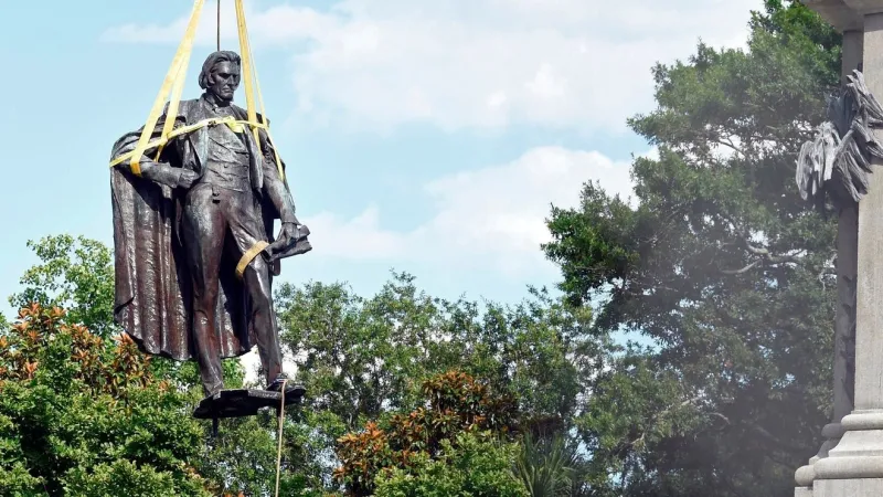 History today: Six years ago Charleston removes John C. Calhoun statue from Marion Square