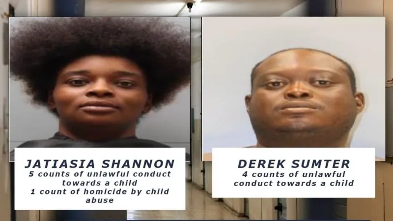 Couple arrested after death of 2-month-old child, police say