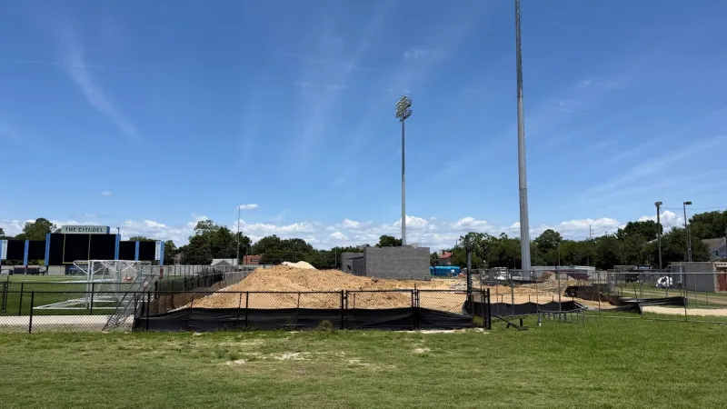 Construction at Johnson Hagood Stadium halted after discovery of human remains