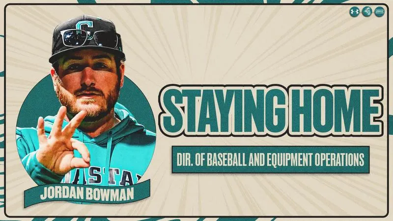 Coastal Carolina Baseball Promotes Jordan Bowman to Director of Baseball and Equipment Operations