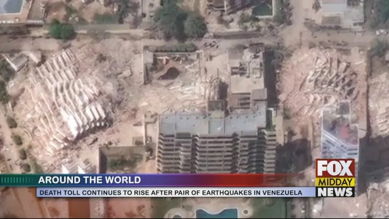 Death Toll Continues To Climb After Pair Of Earthquakes Hit Venezuela