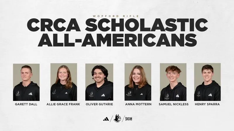 Six Terriers Named Collegiate Rifle Coaches Association Scholastic All-American