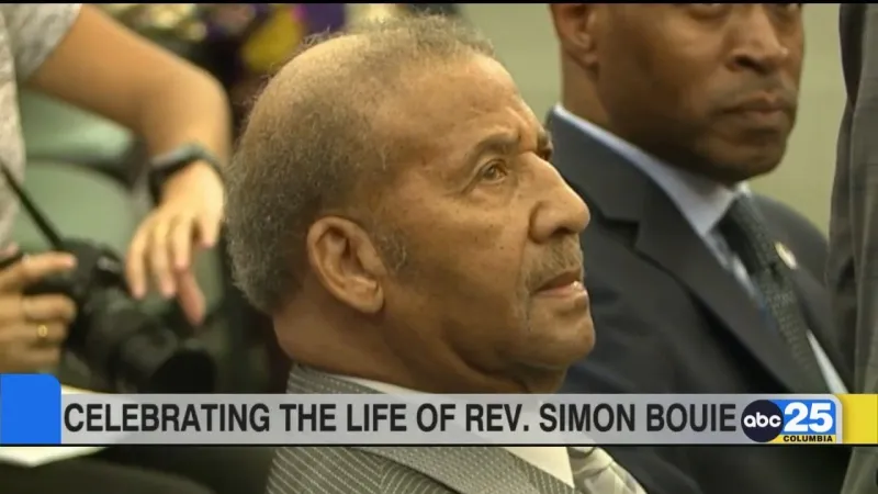 Celebration of life held for civil rights trailblazer, Rev. Simon Bouie