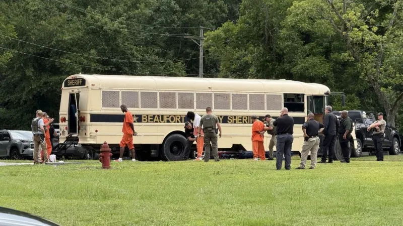 PHOTOS: Authorities regain control of eastern North Carolina jail after inmate takeover