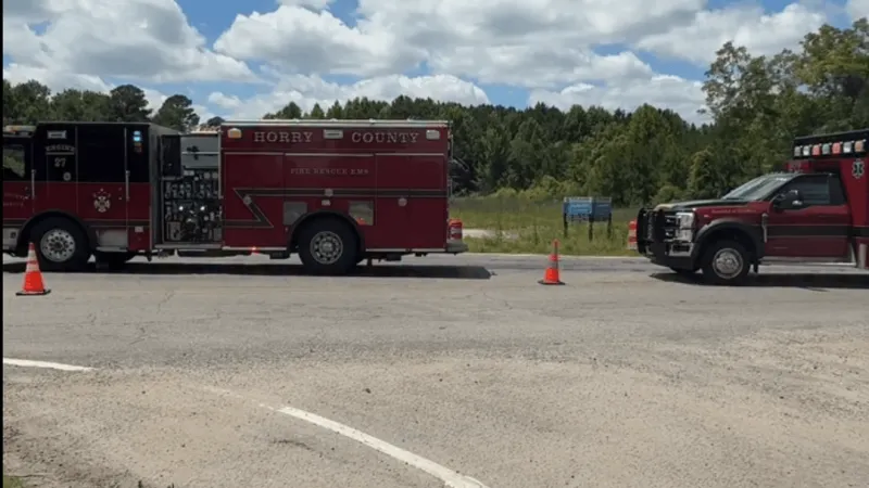 1 hospitalized after motorcycle crash near Conway