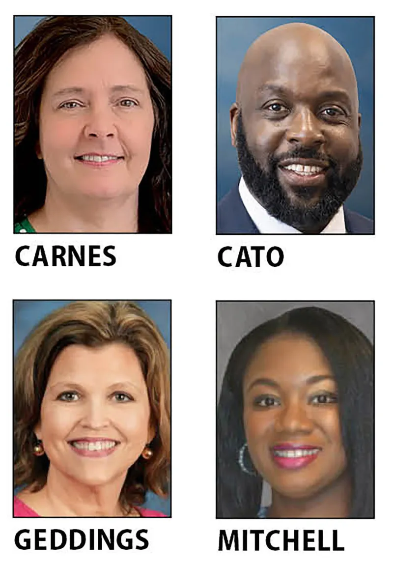 Geddings, Carnes, Mitchell, Cato are new district elementary, middle school principals in Sumter School District