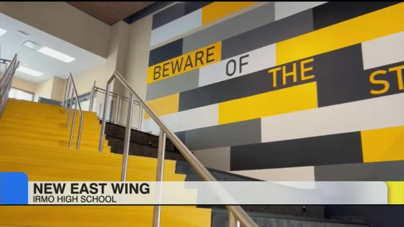 District held ribbon ceremony for new wing at Irmo High