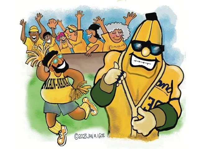 Real bananas don't bunt