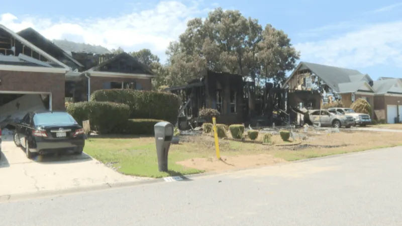 "I watched my house go up in flames": Victim speaks following massive three-house fire